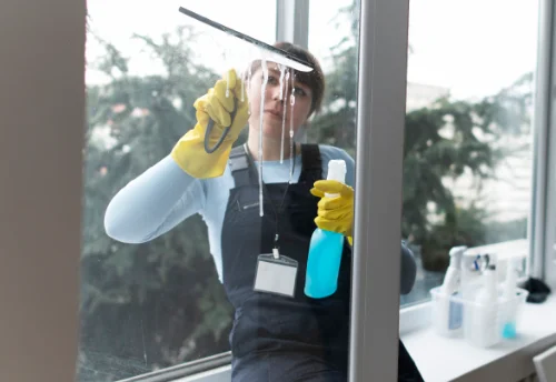 Nettoyage de vitres intérieures et extérieures à Gourdièges
